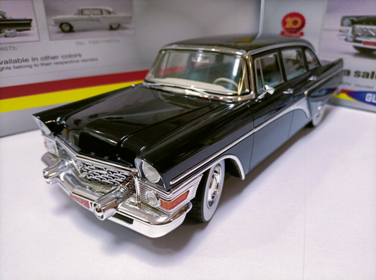 TOYWAYS 1/18 Soviet GAZ 13 Chaika saloon 1959 Car Model Black Resin Model Car
